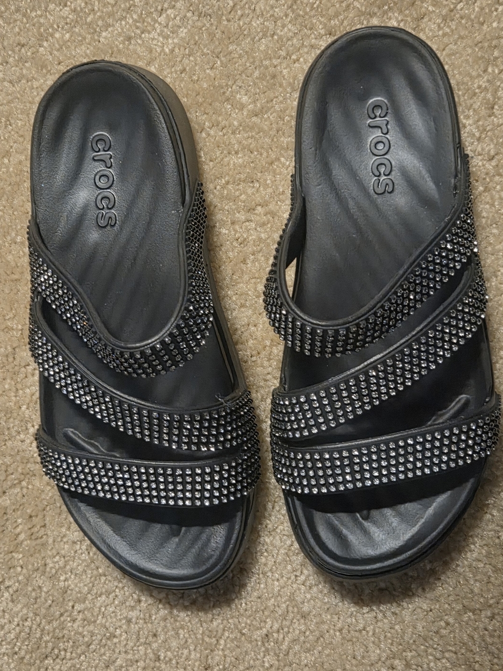 Crocs Getaway Gems Strappy Sandal - Women's SIZE  7 w